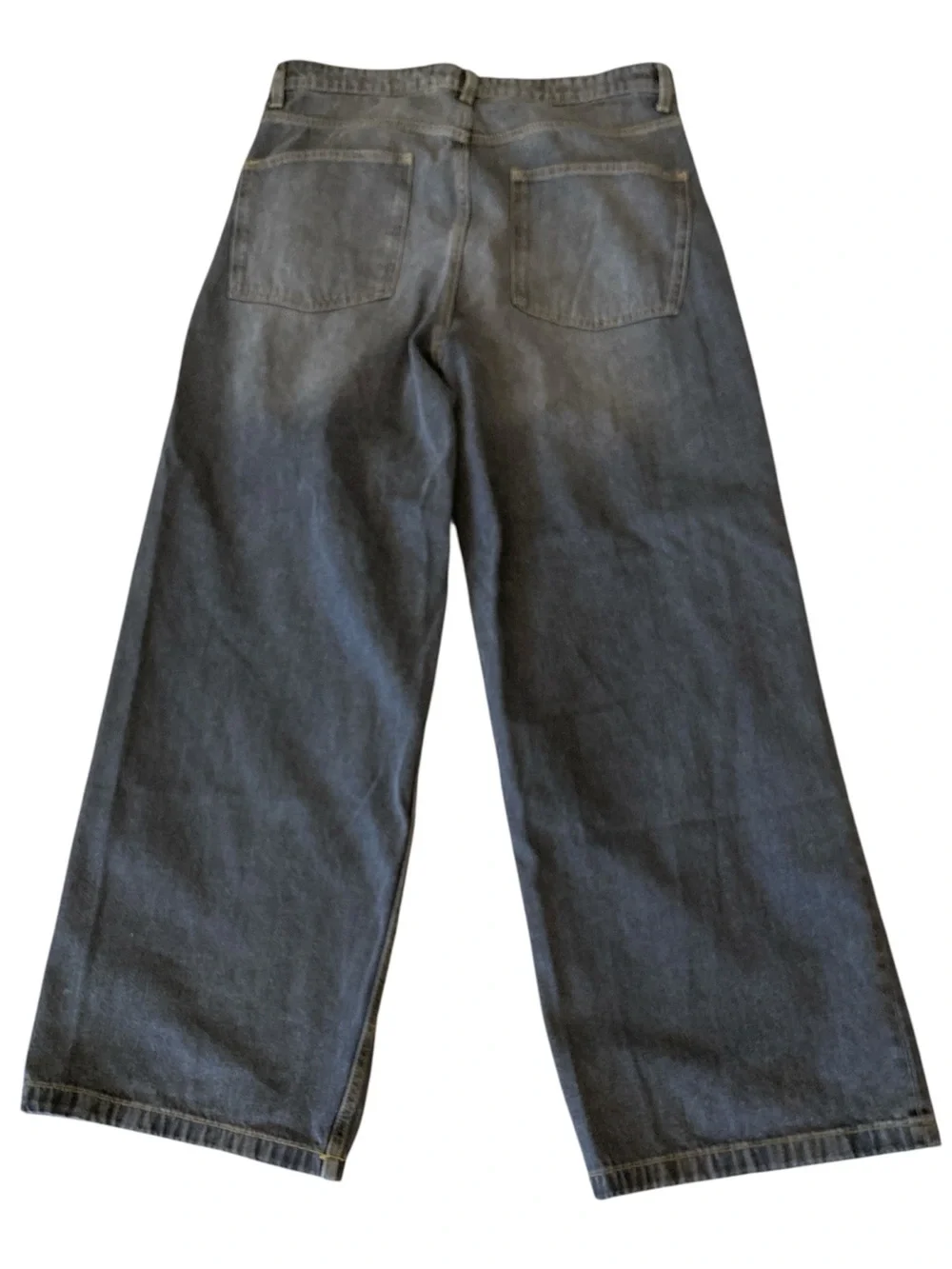 ASOS Wide Leg Jeans 36 x 34 baggy relaxed charcoal gray
